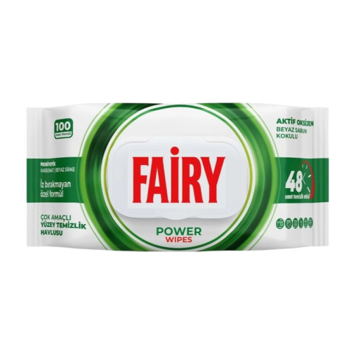 Влажные очищающие салфетки Fairy, аромат белого мыла,100 штук